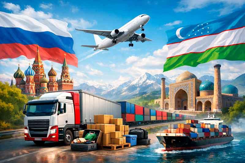 Сборные грузы из России в Узбекистан