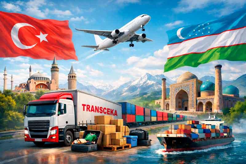 Сборные грузоперевозки в Узбекистан от TRANSCEKA